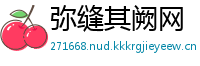 弥缝其阙网